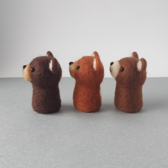 指人形　くまちゃん 5枚目の画像