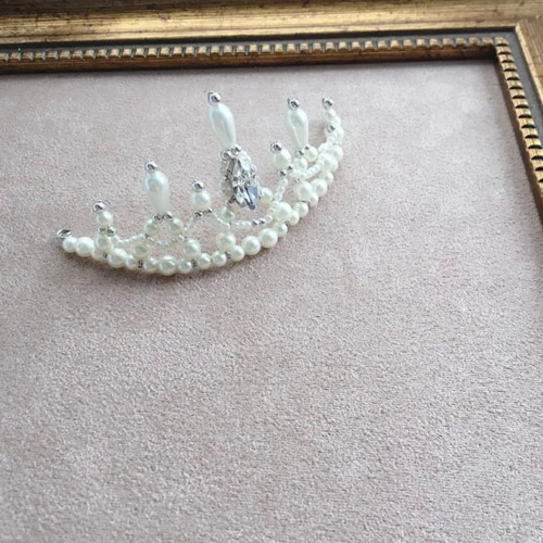 印刷済みレシピ】ミニティアラのレシピ A4サイズプリント全9枚 編み図