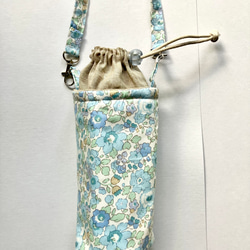 ペットボトルカバー　リバティシンクオブミー/ネイビー　ハンドメイド ペットボトルカバー＊リバティラミネート - メルカリ