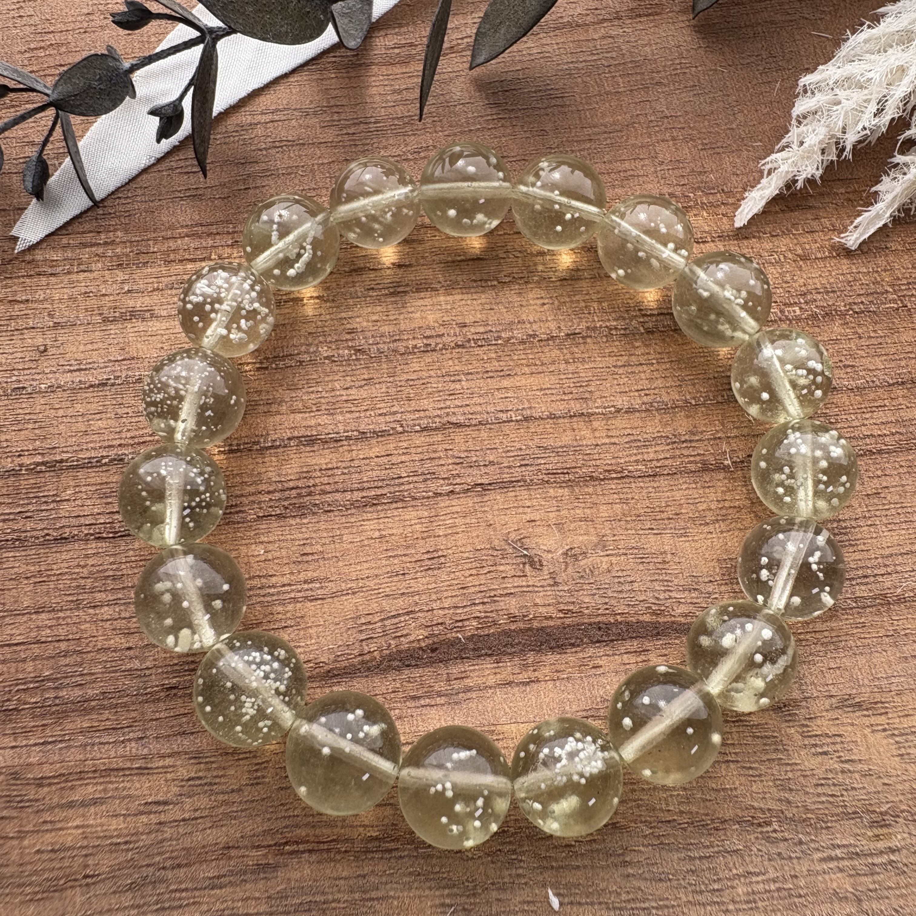 スペシャル【プレミアム】リビアングラスブレスレット1704