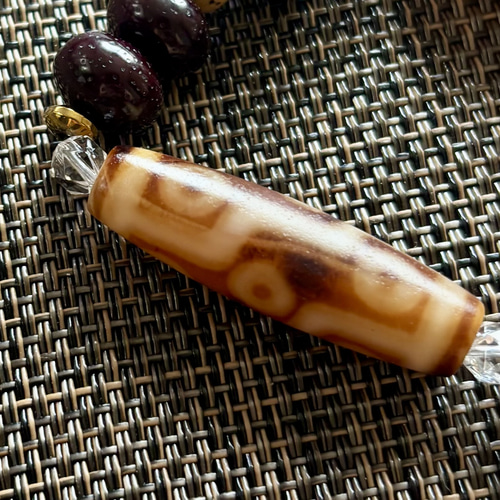 特別出品 開光 九眼天珠×三眼天珠 ブレスレット dzi ＊ ΚΑйON ＊ 通販