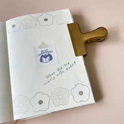 【New】シンプルなお花（ひとつ）【ラバースタンプ】 4枚目の画像