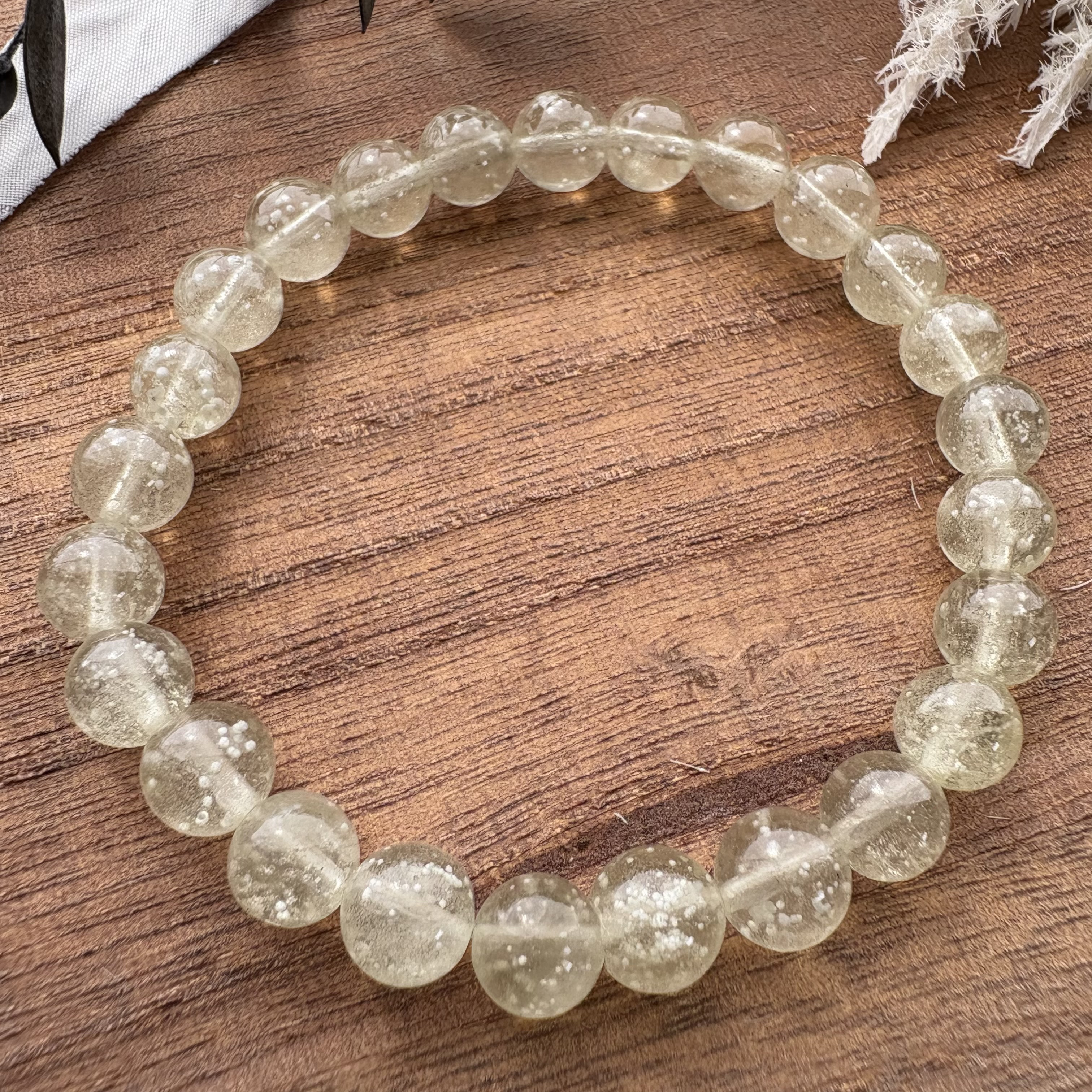 【特別価格】リビアングラスブレスレット1845