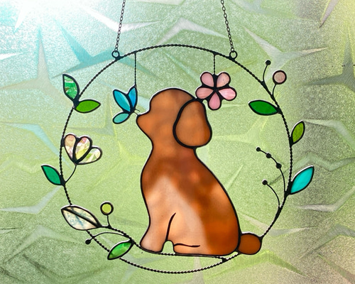 ステンドグラス・プードル 347fb0b4c209aed228fba0f6e16470