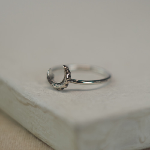 月の指輪 Silver925 moon ring/指輪/kototoki 指輪・リング