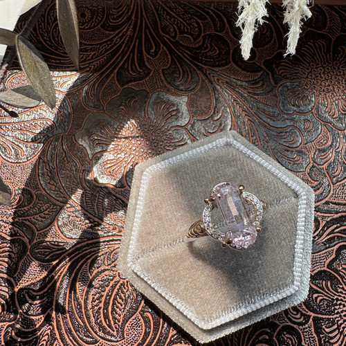 プレミアム】*s925クンツァイトリング219 指輪・リング 円と縁 by