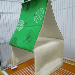 日向ぼっこ/お出かけ  鳥かご安心ネットカバー ハンドメイド 日向ぼっこ/お出かけ 鳥かご安心ネットカバー ハンドメイド