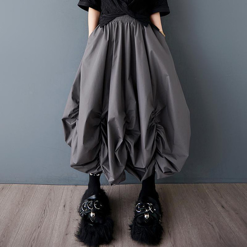 高質で安価 大きいサイズ パンツ レディース 春夏 新品 バルーン くしゅく パンツ
