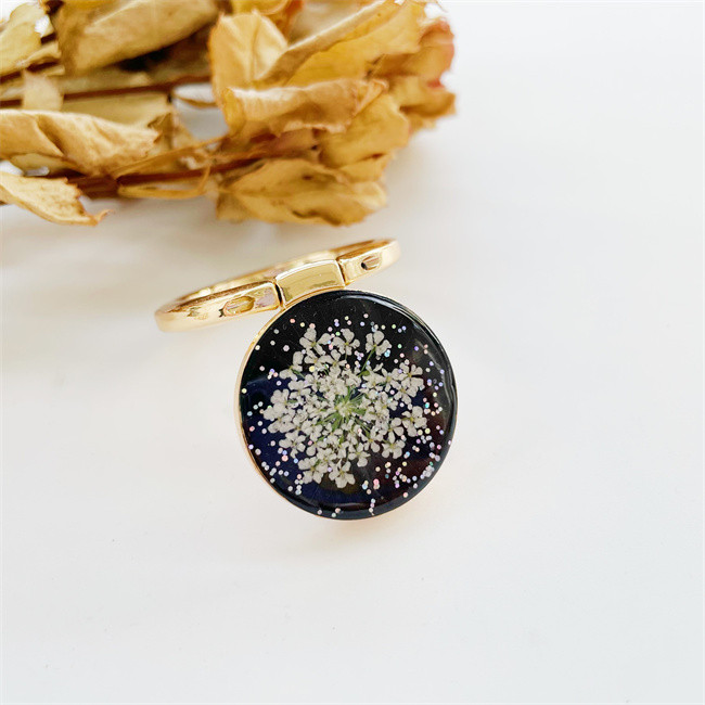 紫陽花iFace風押し花スマホケース、iPhone全機種対応、iPhone16e、iPhone15Pro、iPhone8