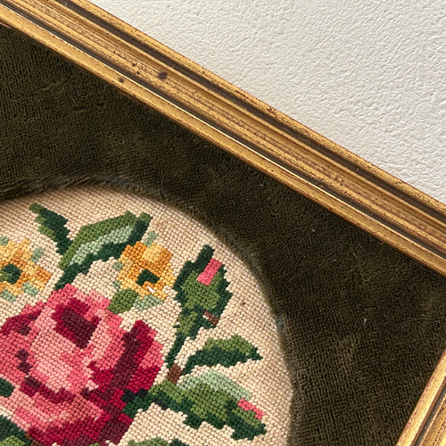 フランスアンティーク♡布花♡Parisラベル付き フランス アンティークサボンラベル 薔薇と蝶々 [la056] | shanachie