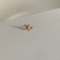 20g 18g 16g 14K金 星の光 スター ヘリックス 軟骨 トラガス イヤリング ピアス ラブレット 3枚目の画像