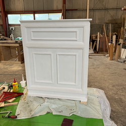 アンティーク風　レジカウンター　受付カウンター 6枚目の画像