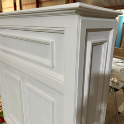 アンティーク風　レジカウンター　受付カウンター 4枚目の画像