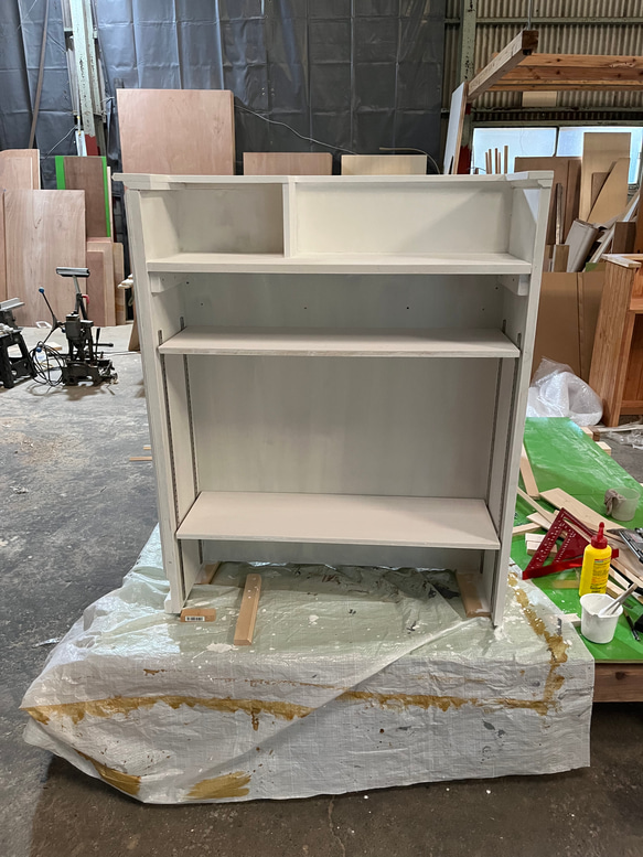 アンティーク風　レジカウンター　受付カウンター 8枚目の画像