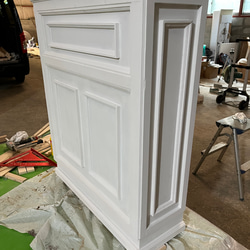 アンティーク風　レジカウンター　受付カウンター 5枚目の画像