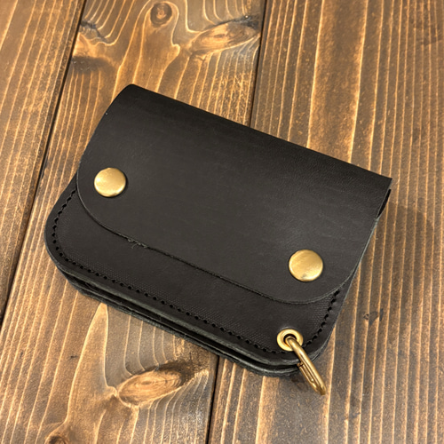 【NP ページ】　ショート　トラッカーウォレット 受注生産】ショートトラッカーウォレット（ブラック）/ Heritage