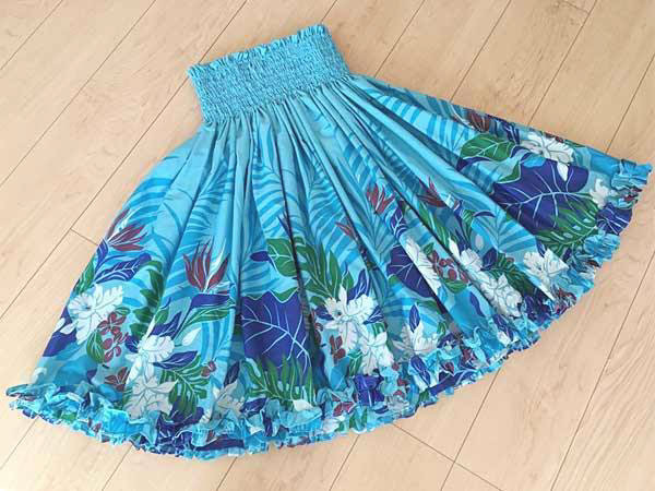 パウスカート 細見えパウスカート　フラダンス　太って見えないパウスカート　p00488　受注生産および即納