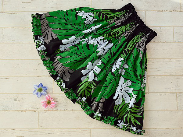 パウスカート 細見えパウスカート　フラダンス　太って見えないパウスカート　p00598　受注生産および即納