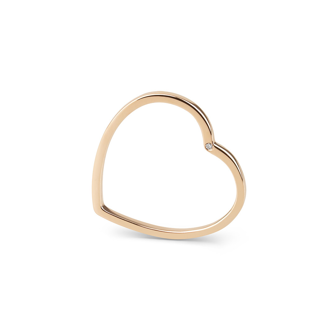 ハートアウトラインリング J-R250512（3週間発送）