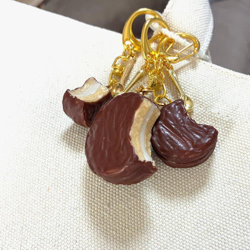 選べるサイズ】チョコケーキ キーホルダー フェイクスイーツ 食品