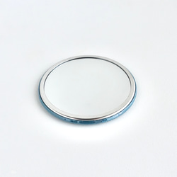 北欧パンダの缶ミラー《ブルー》 4枚目の画像