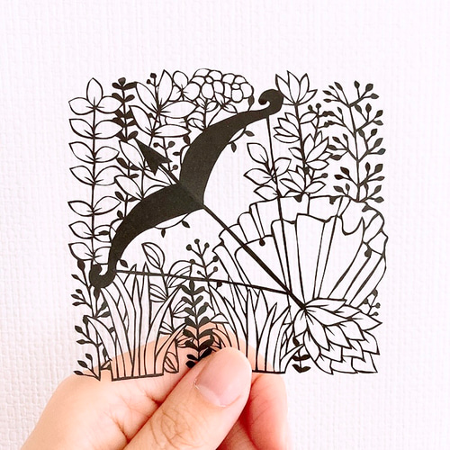 切り絵】花星座(射手座) 切り絵 ふわコロ《紗紀》 通販 19497267