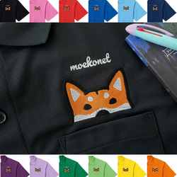 ボーダーによじ登る黒猫Tシャツ(大人〜子供サイズ)【全面プリント】 T