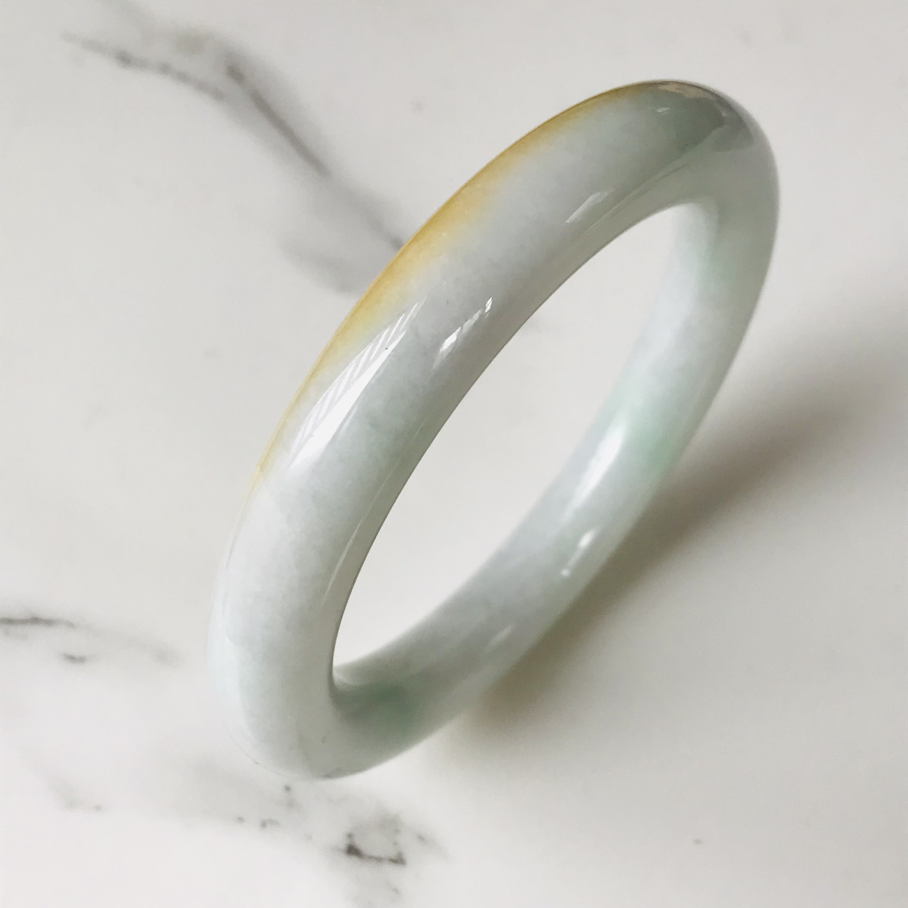 翡翠バングル 53.6 mm (2.11