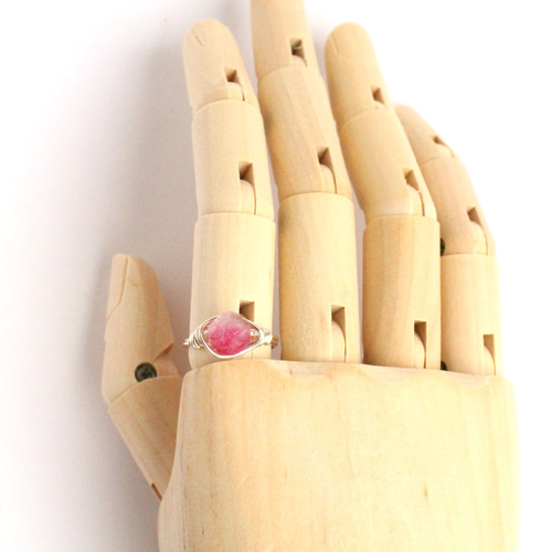 ハート模様♡カイヤナイトシリカ♡ピンクトルマリン♡スフィア2点