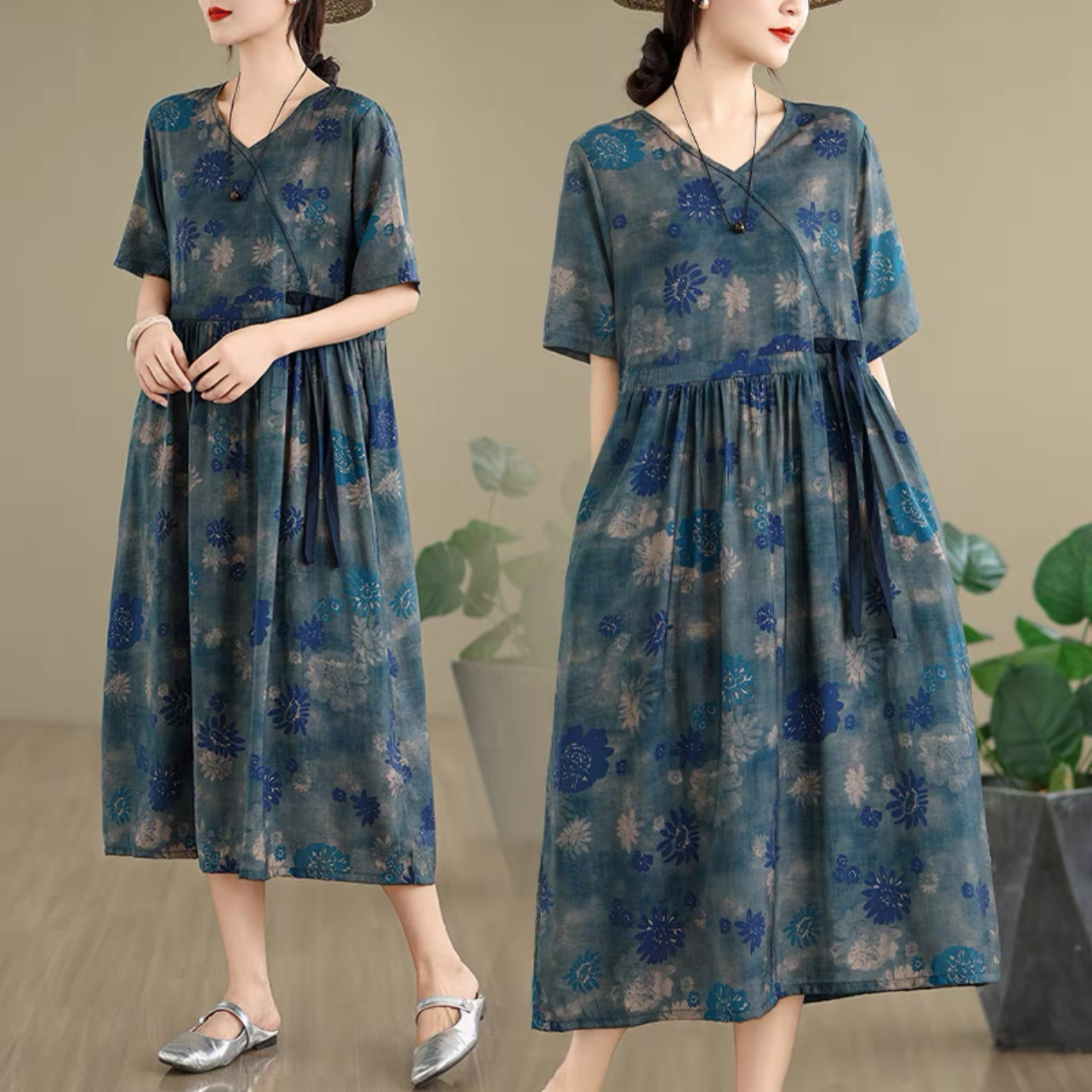 夏色新作2025、ロングスカート、夏スカート