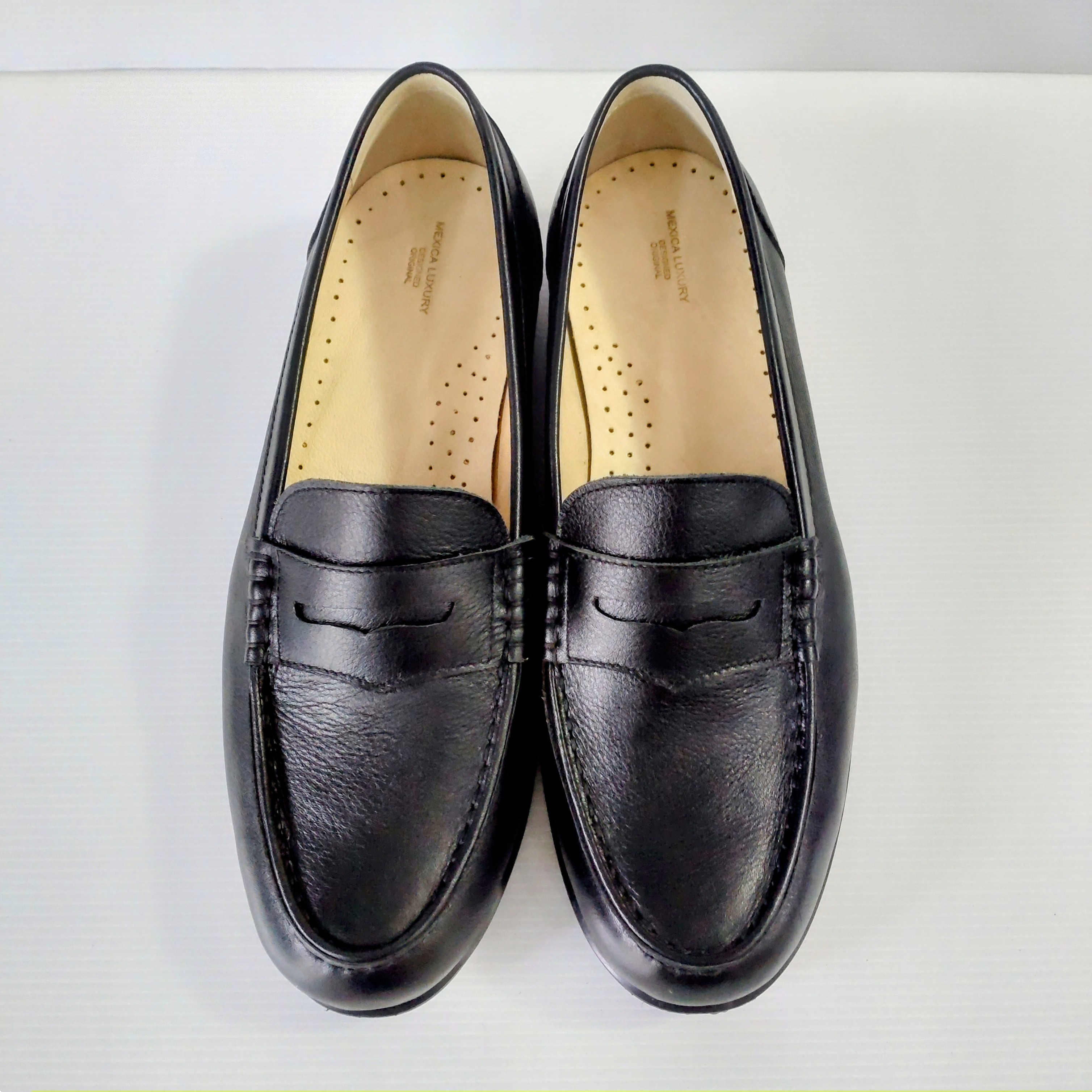 ★本革ローファー★レディース★メンズ★無料サイズ調整★外反母趾★幅広★甲高対応★色変更可★ブラック★