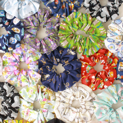 青（ブルー） シュシュ の人気通販｜Creema(クリーマ) ハンドメイド