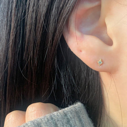 20g 18g 16g 14K金 ゴールド 星の光 スター ヘリックス 軟骨 トラガス イヤリング ピアス ラブレット 11枚目の画像