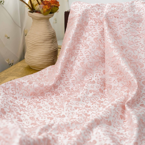 長さ1m ジャガード生地 大判 6色 浮彫 北欧風 綺麗 上品 布 きじ 色織