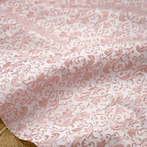 長さ1m ジャガード生地 大判 6色 浮彫 北欧風 綺麗 上品 布 きじ 色織