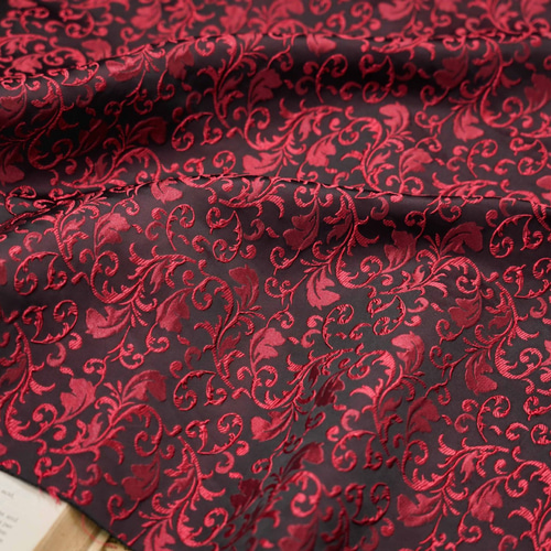 長さ1m ジャガード生地 大判 6色 浮彫 北欧風 綺麗 上品 布 きじ 色織