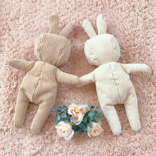 期間限定価格♡着せ替えぬいぐるみ ワンピースセット うさぎ2カラー