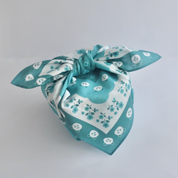 北欧パンダのハンカチ《ブルー》 7枚目の画像