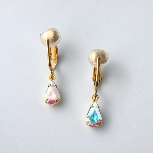 ヴィンテージビジューのイヤリング/ピアス aurore boreale 1枚目の画像