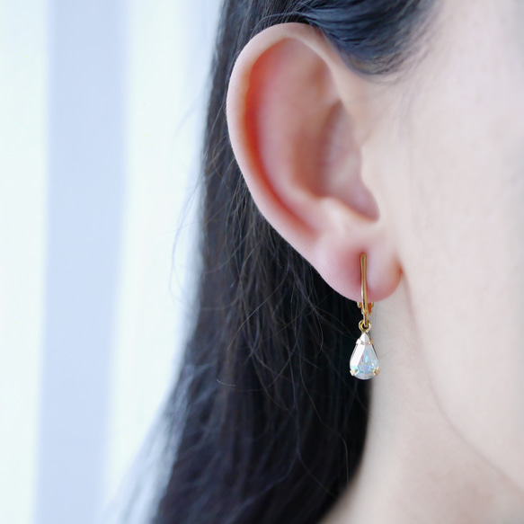 ヴィンテージビジューのイヤリング/ピアス aurore boreale 3枚目の画像