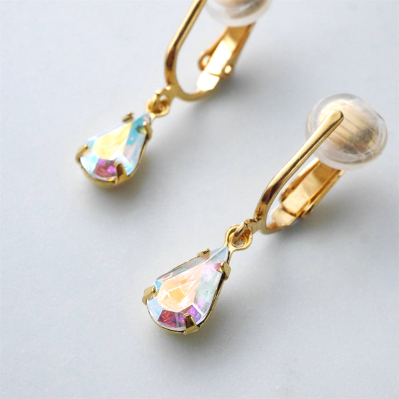 ヴィンテージビジューのイヤリング/ピアス aurore boreale 6枚目の画像