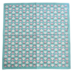 北欧パンダのハンカチ《ピンク》 4枚目の画像