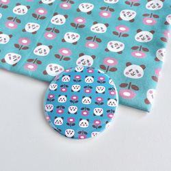 北欧パンダのハンカチ《ピンク》 13枚目の画像