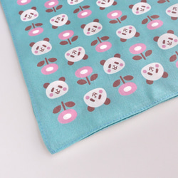 北欧パンダのハンカチ《ピンク》 6枚目の画像