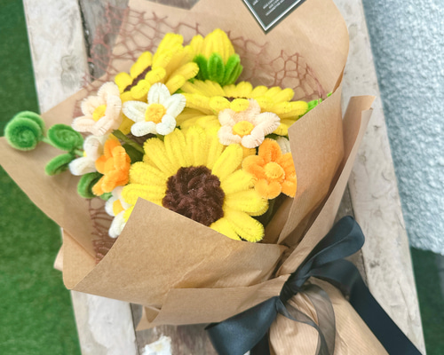 モールフラワー　花束　韓国インテリア モールフラワー 枯れない 花束 ブーケ プレゼント 韓国花束 発表