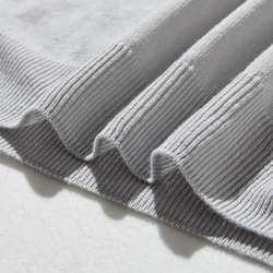 ★現貨★柔軟舒適！灰色連帽針織套頭刺繡上衣 250615-1 第9張的照片