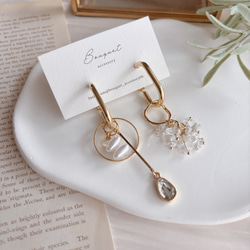 PATOU アシンメトリーピアス　新品未使用品 33f82772badad3a7d99ebf20810299