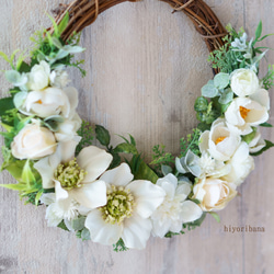 箱庭リース(white petals） 5枚目の画像