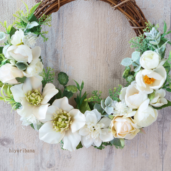箱庭リース(white petals） 4枚目の画像