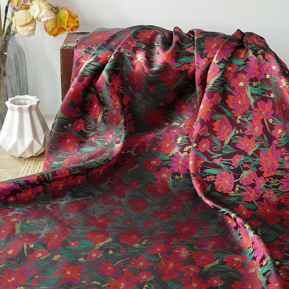 赤い花柄の色打掛 【ジャック】 色打掛】TAKAMI BRIDAL 2回目: For my